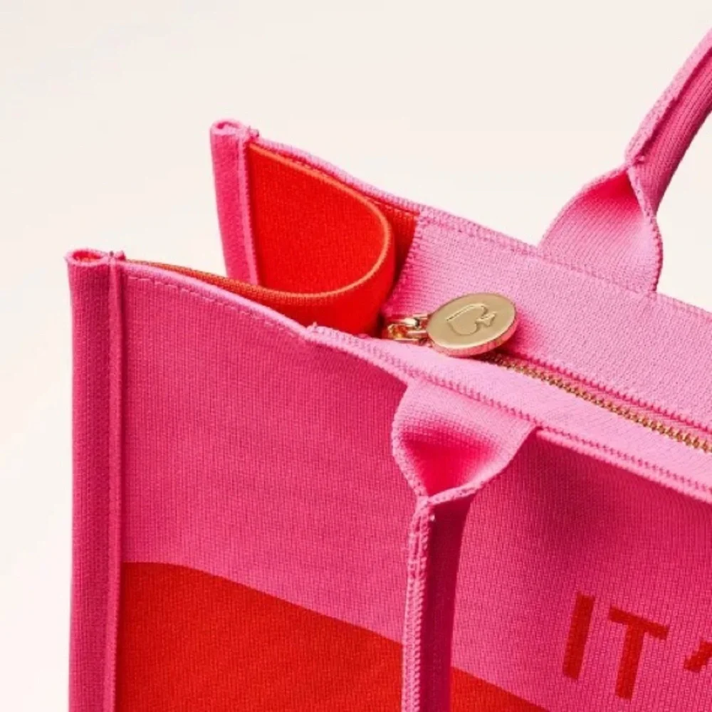 Kate Spade “ It’s in The Bag “ Pink and red Tote Bag - Picture 5 of 5